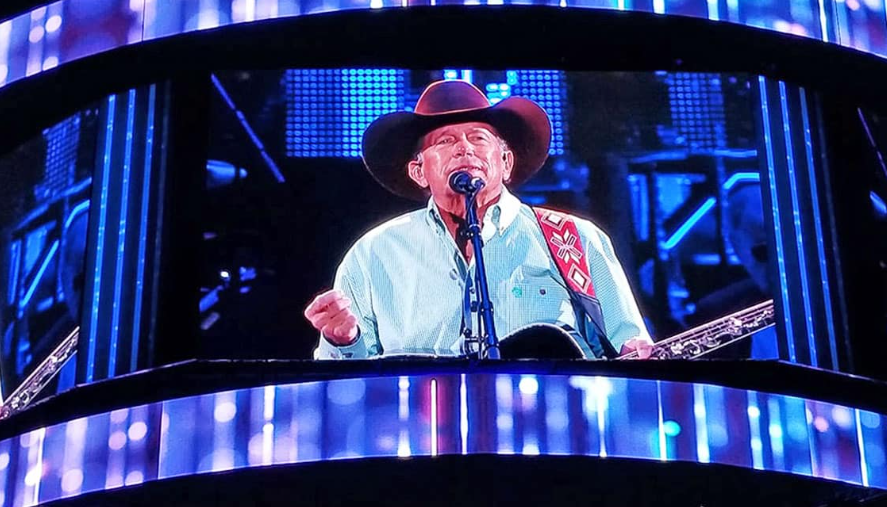 George Strait Left 2 Seats Empty At His 2019 Sold-Out Show For Late President Bush & His Wife