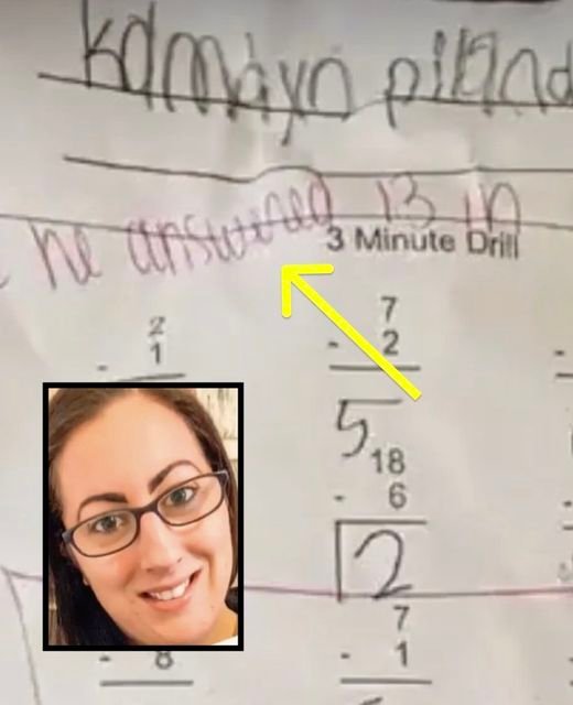 Dad Calls For Teacher’s Firing Over Comment She Wrote On Son’s Math Homework