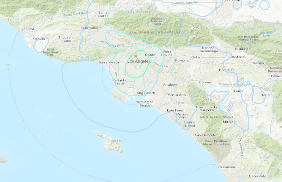 Strong earthquake jolts Los Angeles with epicenter near South Pasadena