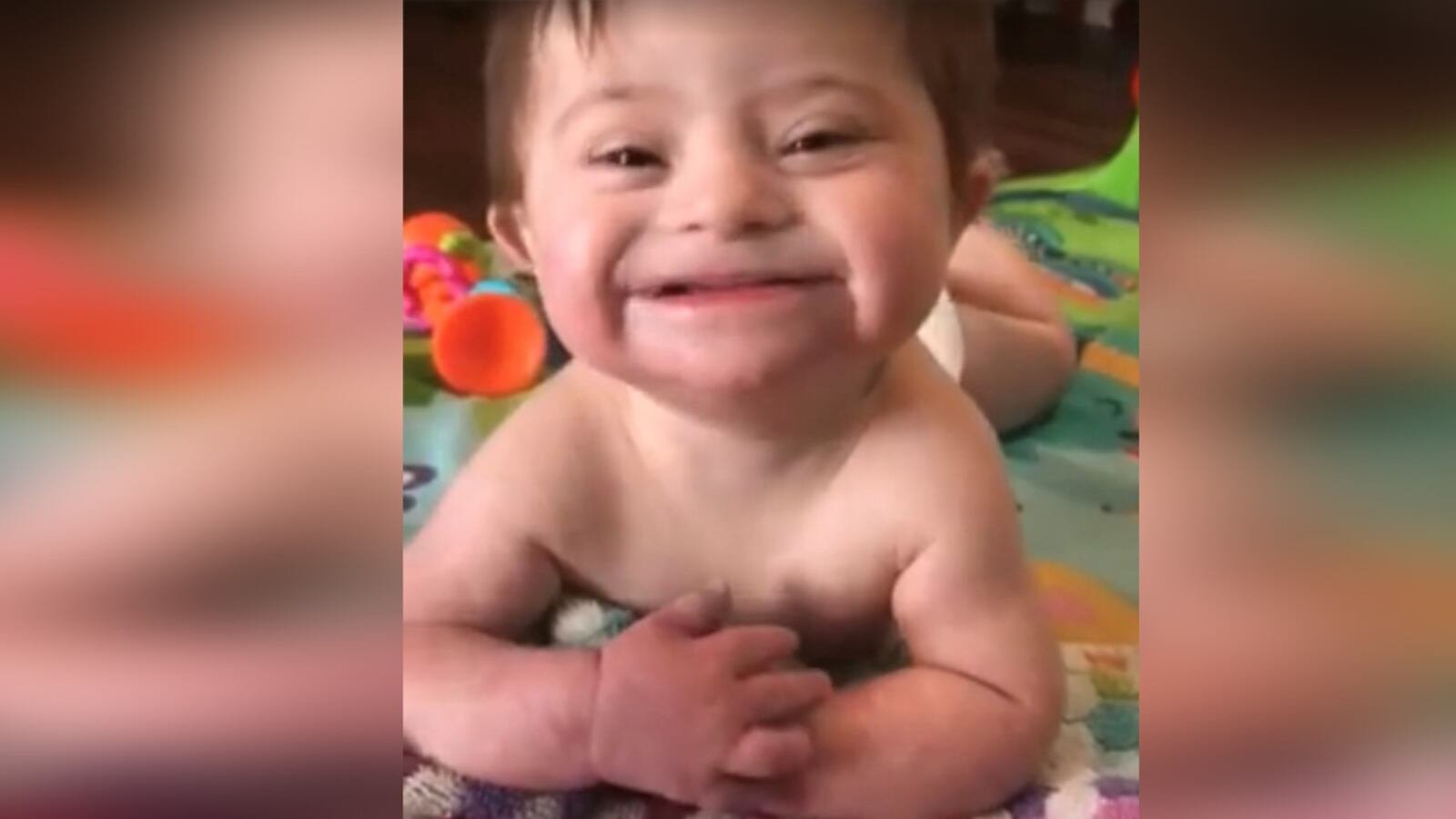 Video of adopted baby with Down syndrome goes viral