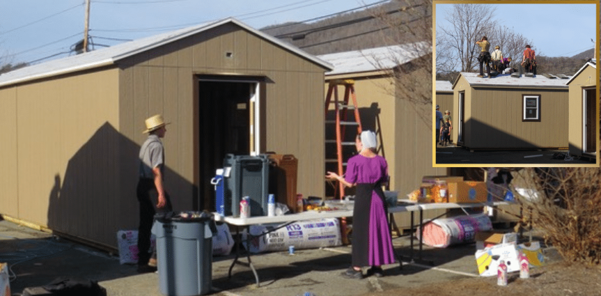 Group Of Amish Build 12 Tiny Houses For Hurricane Victims In 48 Hours