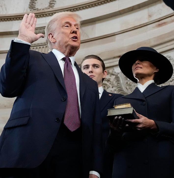 Trump sworn in as 47th president