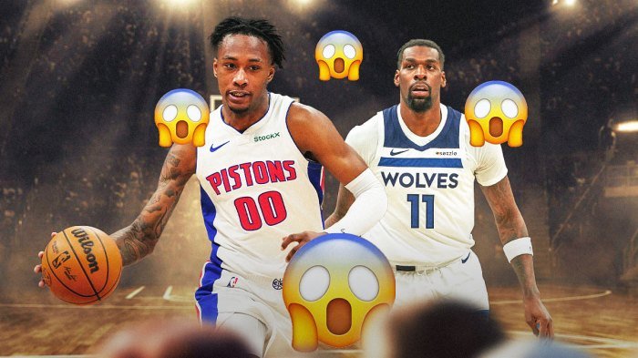 Pistons, Timberwolves get into heated altercation that spills over to crowd