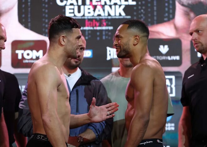 Jack Catterall vs. Harlem Eubank live results, round-by-round updates, ring walks for all-British clash