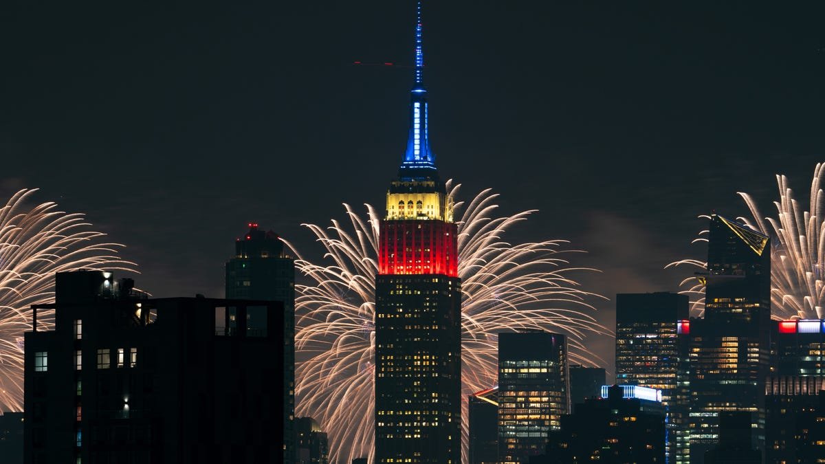 Fourth of July fireworks live TV, streaming coverage. See details.