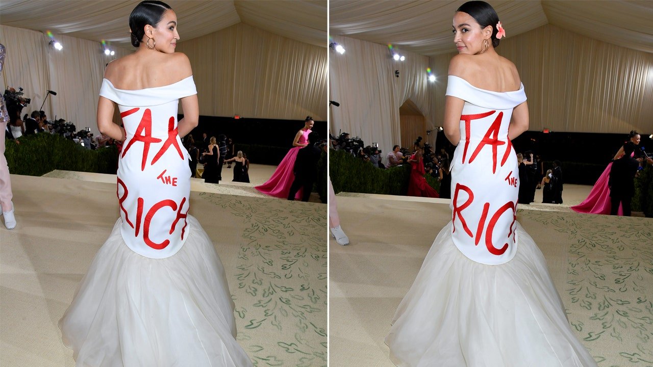 AOC broke house rules to attend ritzy Met Gala in ‘tax the rich’ dress, ordered to pay up