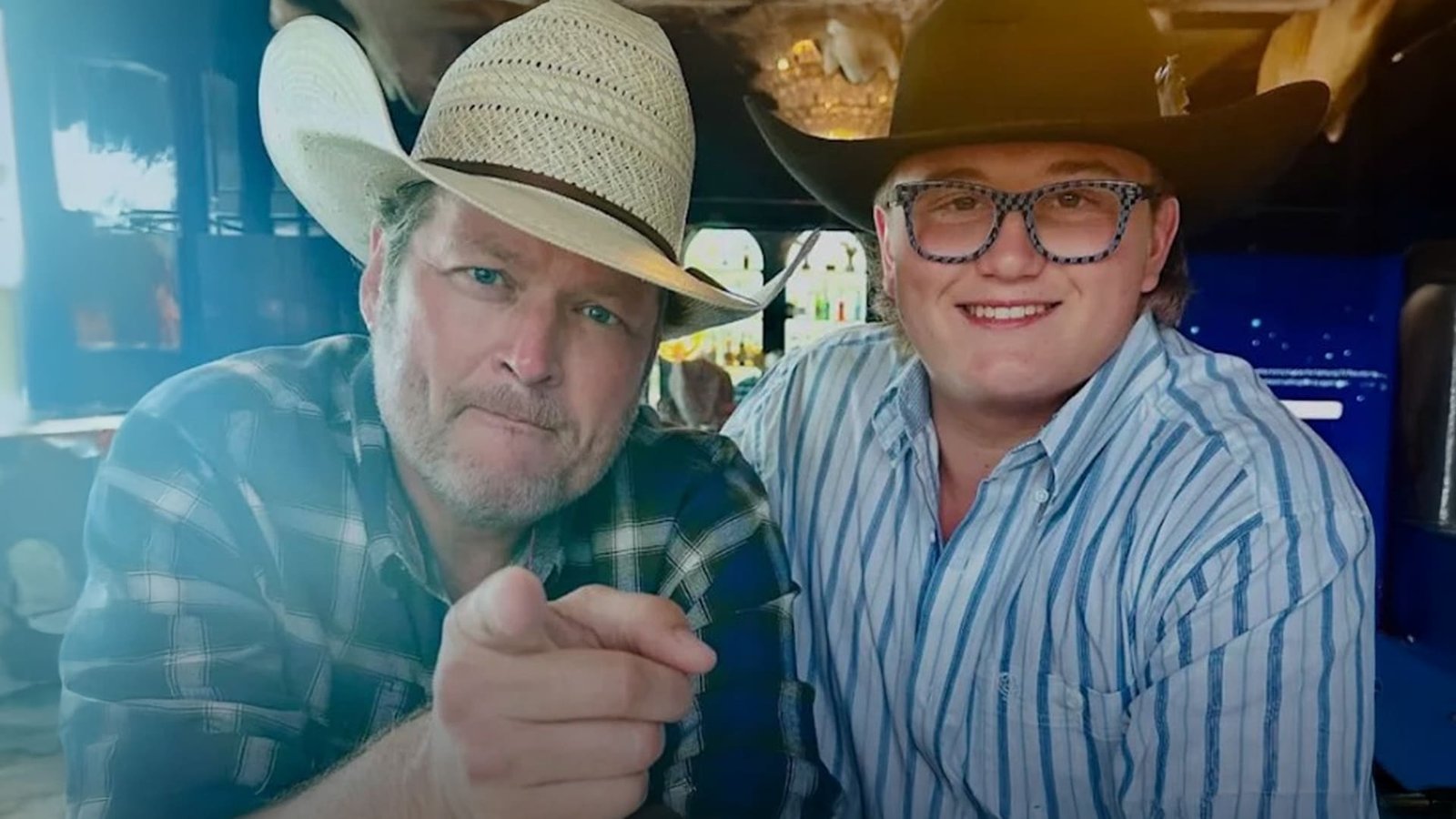 Gwen Stefani and Blake Shelton Proudly Support Zuma’s Love for Traditional Country Music
