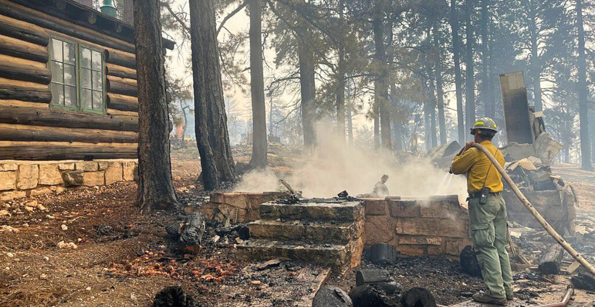 Wildfire Breaks Out On The Grand Canyon’s North Rim, Destroys Historic Lodge