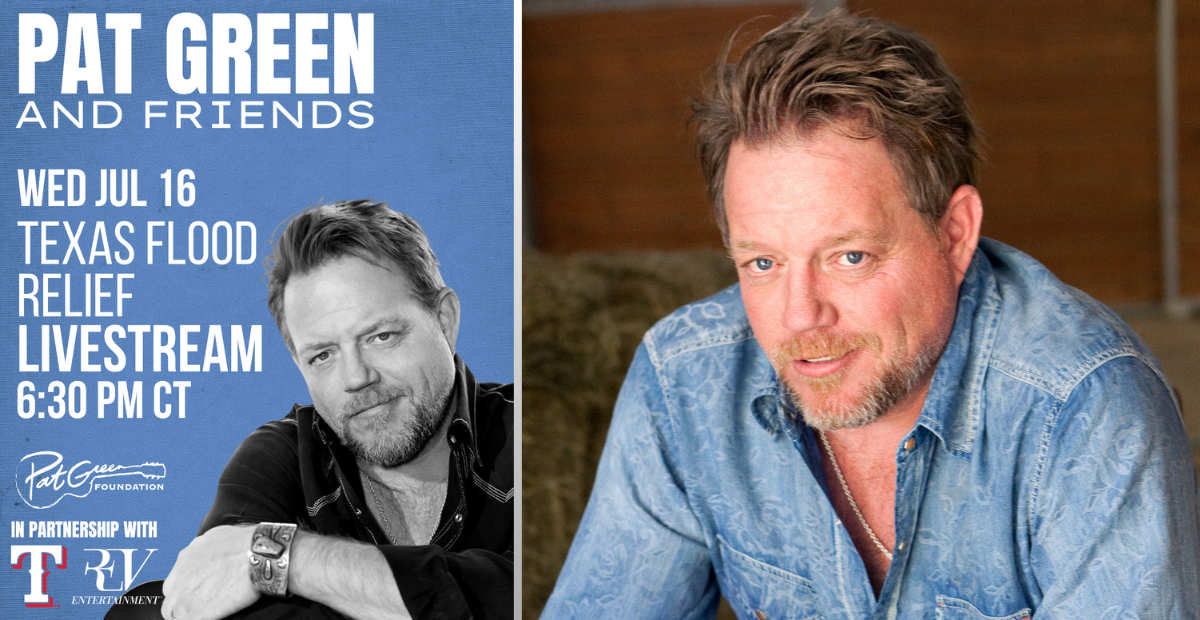 Pat Green Raises Remarkable Total Of Over $1 Million For Texas Flood Relief