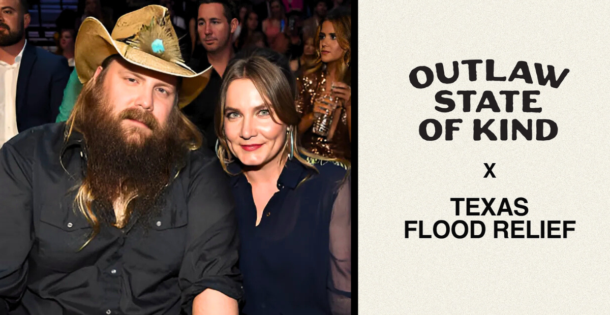 Chris & Morgane Stapleton’s Outlaw State Of Kind Donates $1 Million Toward Texas Flood Relief