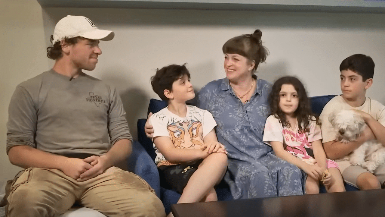 Family Reunites With Hero Who Saved Them From Texas Floods