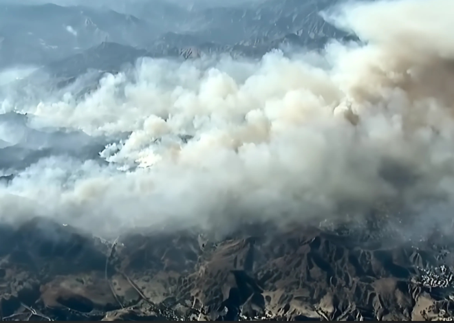 Rapidly Spreading Wildfire North Of Los Angeles Forces Evacuations
