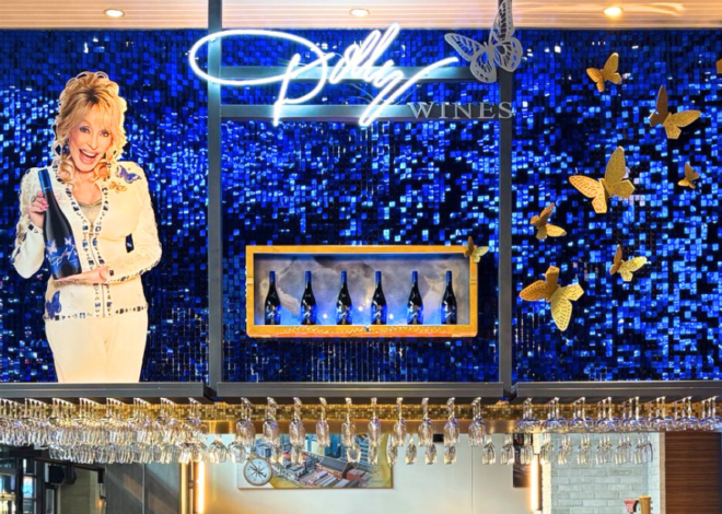 Dolly Parton Debuts Chic New Wine Bar In Nashville