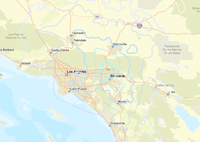 4.3 Magnitude Earthquake Strikes Southern California