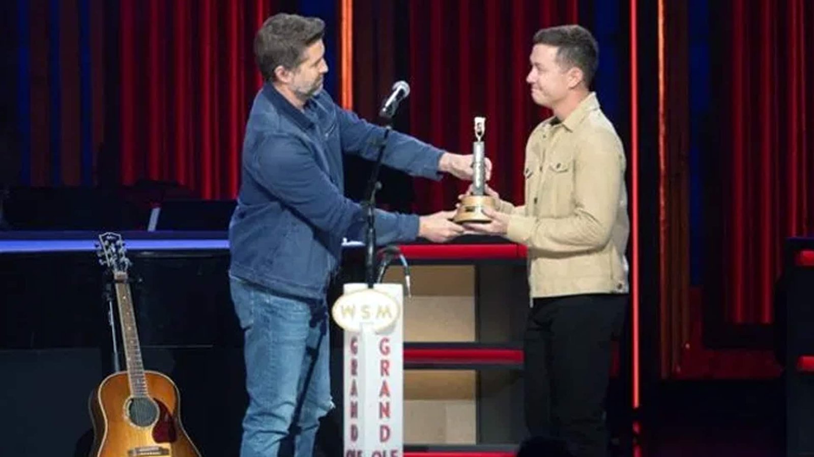 Grand Ole Opry Unveils ‘Who’s Gonna Fill Their Shoes’ Display for Scotty McCreery, Josh Turner, and Randy Travis