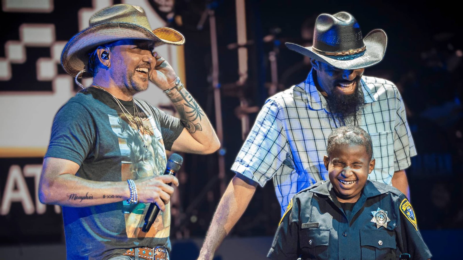 Jason Aldean and Young Hero DJ Daniel Partner Together Raising $200,000 for Heroes for Children