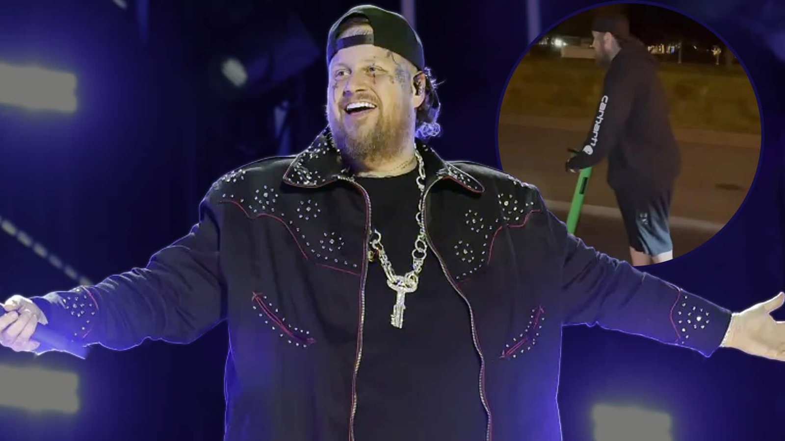 Jelly Roll Celebrates His 200 Pound Weight Loss by Riding a Scooter for the First Time in 10 Years
