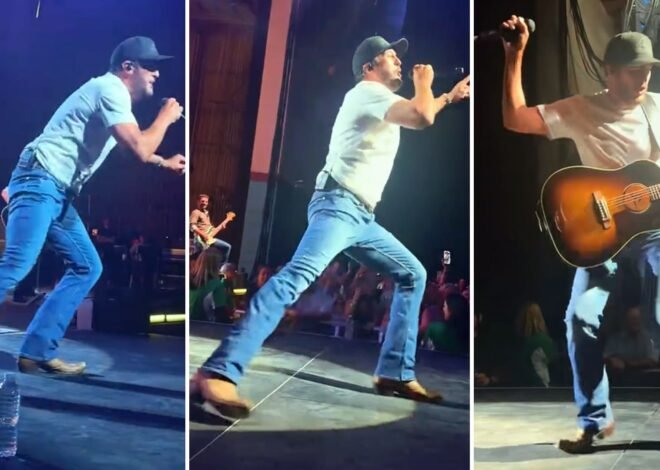Luke Bryan Slips On Stage Mid-Song Then Turns It Into a Full-On Dance That Has Everyone Laughing