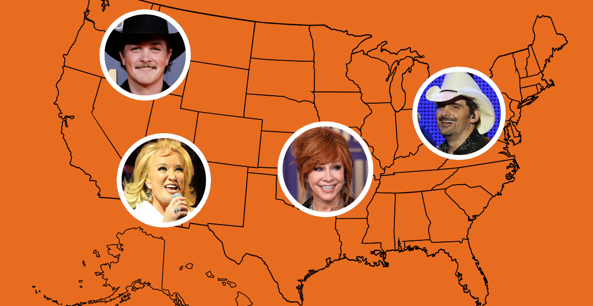 One Country Artist From Every U.S. State — See List