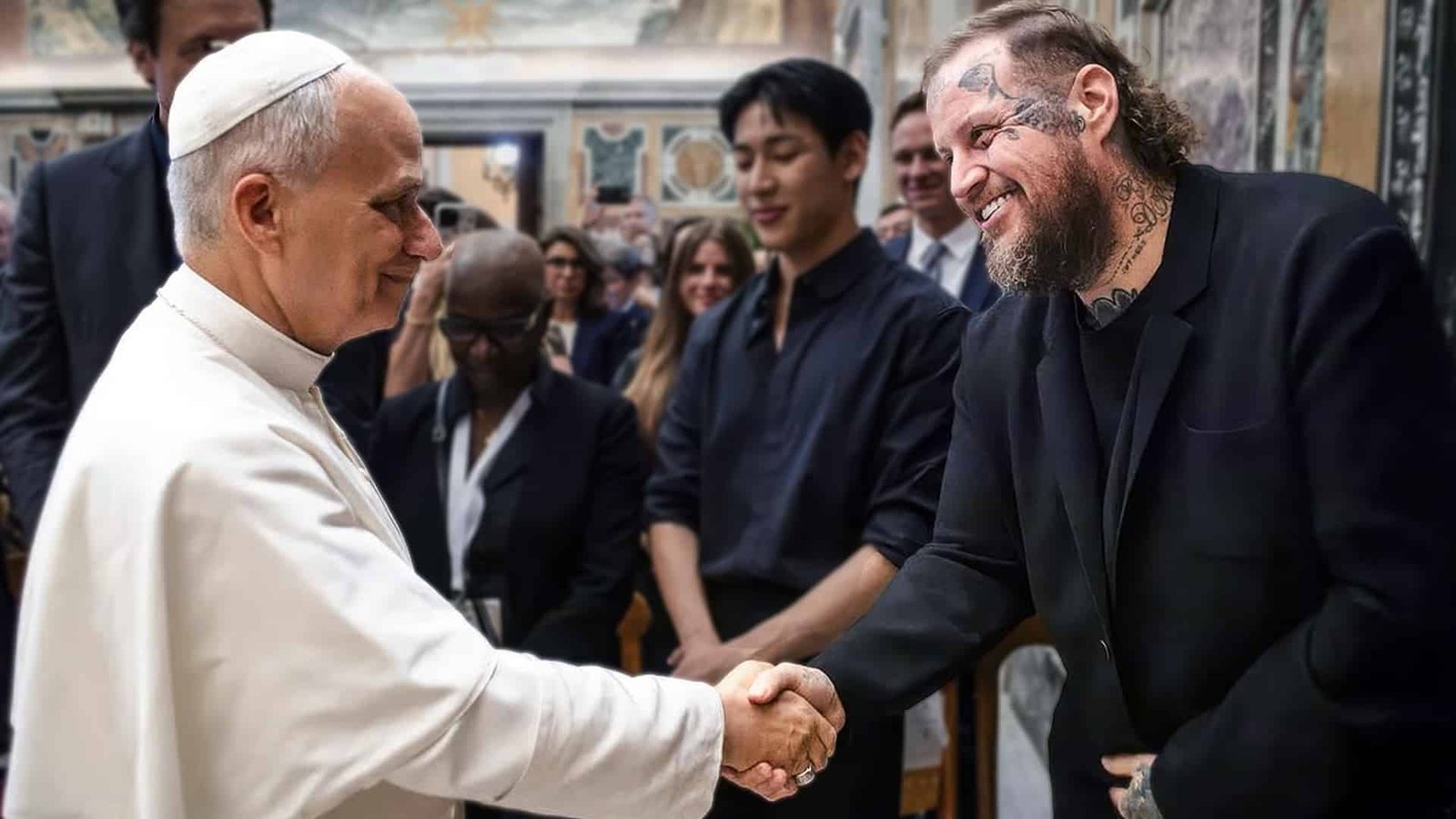 Jelly Roll Performs Inside Vatican City After Meeting Pope Leo XIV in a Once-in-a-Lifetime Moment