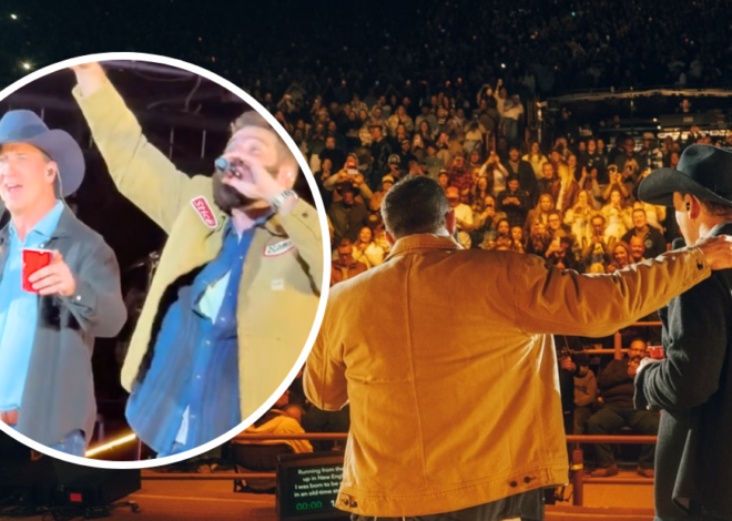 Peyton Manning Sings “Wagon Wheel” At Red Rocks With Jordan Davis