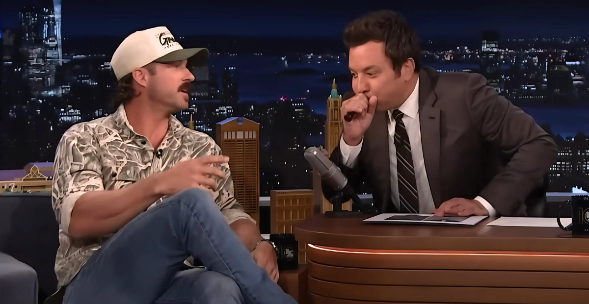 Riley Green Teaches Jimmy Fallon How To Use A Duck Call
