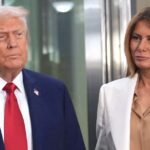 Donald Trump (left), Melania Trump (right). Credit: Getty Images