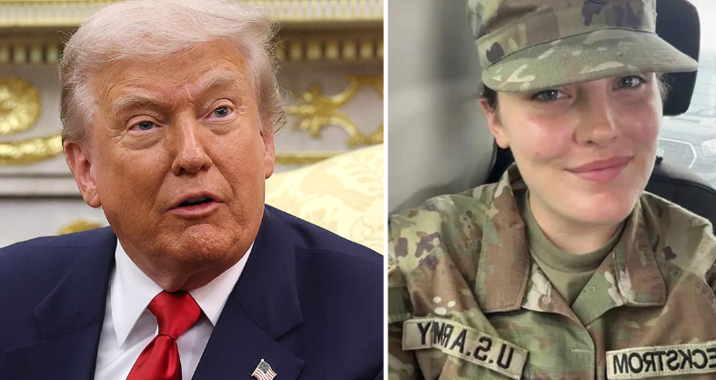 Trump’s questionable answer when asked if he’ll attend funeral of Sarah Beckstrom