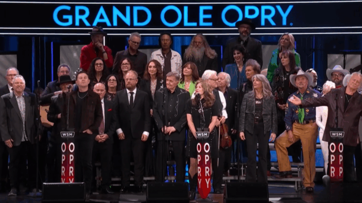 25+ Opry Members Come Together To Sing George Jones’ “Who’s Gonna Fill Their Shoes”