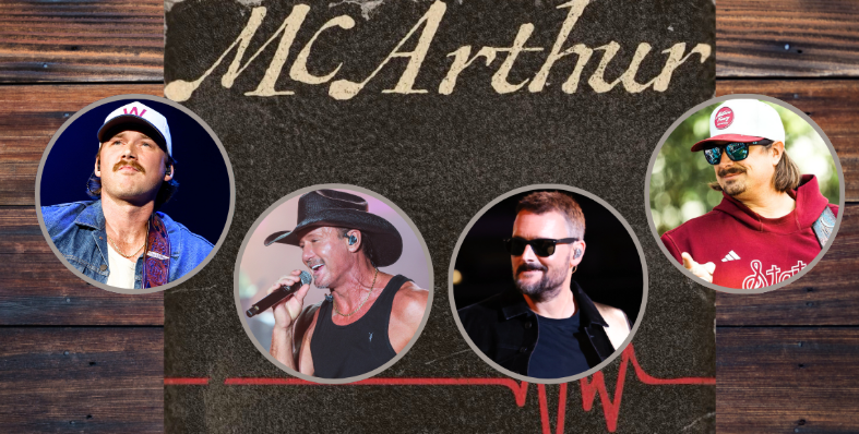 Morgan Wallen, Tim McGraw, Eric Church, And HARDY Release New Song, “McArthur”