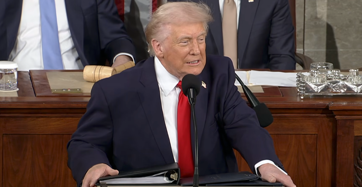 President Trump Says “Our Nation Is Back” In 1st State Of The Union Of His 2nd Term