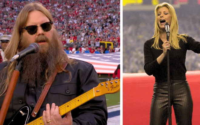 10 Country Stars Who Performed The National Anthem At The Super Bowl