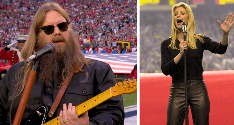 10 Country Stars Who Performed The National Anthem At The Super Bowl
