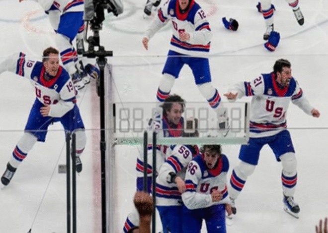 Hughes Scores in Overtime as US Beats Canada for First Men’s Hockey Gold at the Olympics since 1980