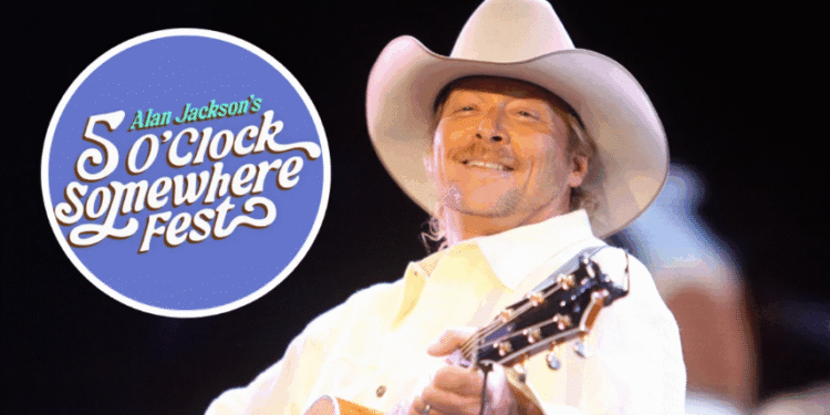 Alan Jackson Announces 5 O’Clock Somewhere Fest – See The Lineup
