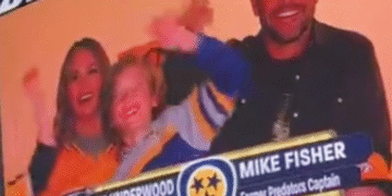 Carrie Underwood Surprises Fans at Predators Game — But That’s Not All