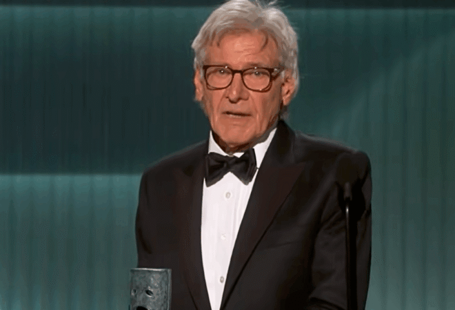 Harrison Ford Delivers Moving Lifetime Achievement Award Acceptance Speech At Actor Awards