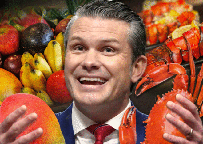 Pete Hegseth Blew Billion$ on Fruit Baskets, Lobster