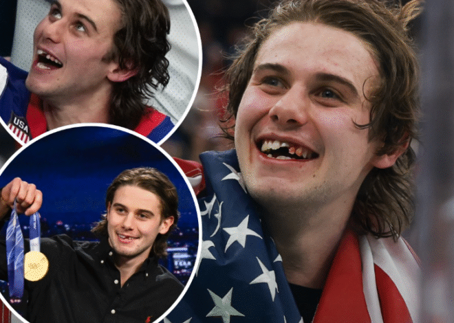 Jack Hughes has no plans to keep gold medal smile despite its growing popularity