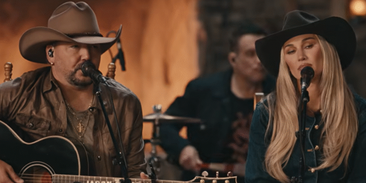 Jason Aldean & Wife Brittany Release Intimate Performance Of New Duet, “Easier Gone” [WATCH]