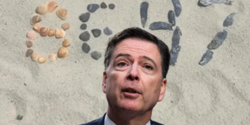 Comey Surrenders As New DOJ Indictment Hones In On “86 47” Seashell Photo