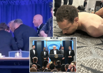 Dramatic video shows gunman trying to rush past security at White House Correspondents’ Dinner