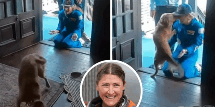 Watch Astronaut Christina Koch’s Heartwarming Reunion With Dog After Historic Moon Orbit
