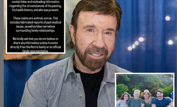 Chuck Norris’ family speaks out about ‘false and misleading’ claims about actor’s tragic death