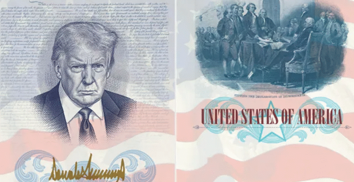 Donald Trump’s Face To Be Featured on Limited Edition U.S. Passport, State Dept. Says