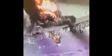 Wild video shows fireball consume Panama Canal’s Bridge of the Americas, killing one