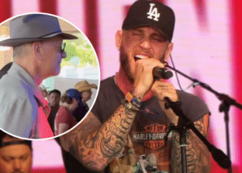 Tom Hanks Watching His Son’s Band At Stagecoach Is Father-Son Goals