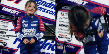 Kyle Larson’s 8-Year-Old Daughter Audrey Pays Tribute To Kyle Busch After Winning Dirt Track Race
