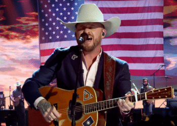 Cody Johnson Brings Patriotism To ACM Awards With Performance Of “Travelin’ Soldier”