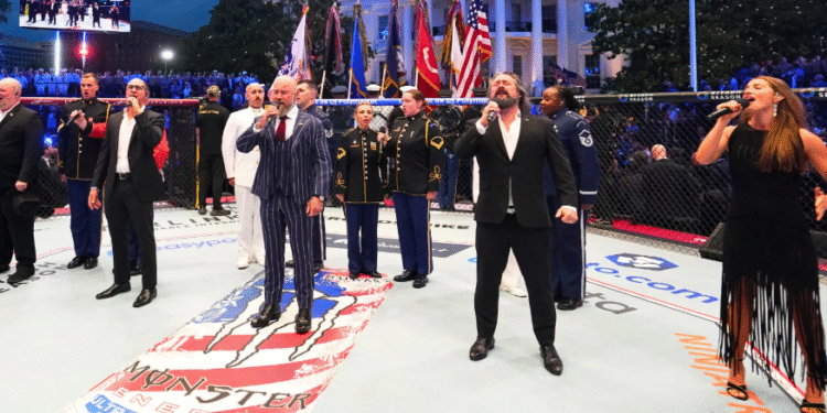 America Reacts To Zac Brown Band’s National Anthem Performance At UFC Freedom 250